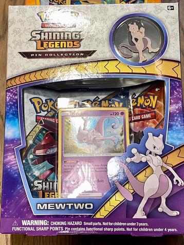 Shining Legends Mewtwo pin collection nieuw beschikbaar voor biedingen