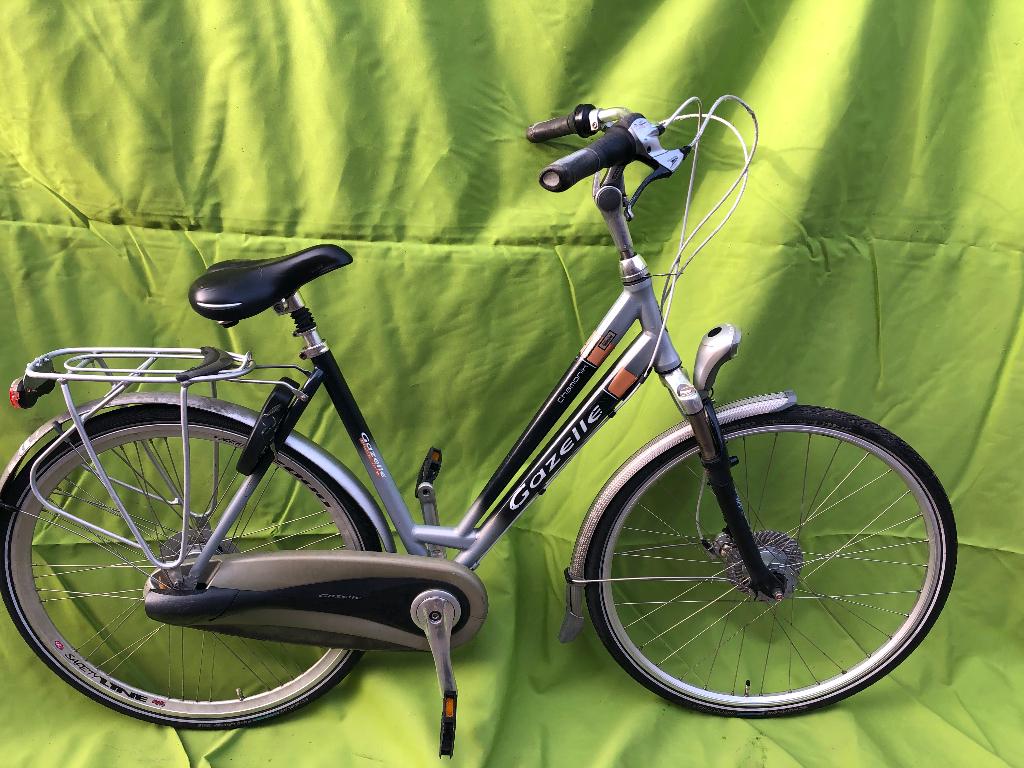gazelle chamonix  met 8 versn, Fietsen en Brommers, Fietsen | Dames | Damesfietsen, Gebruikt, Gazelle, Versnellingen, 50 tot 53 cm