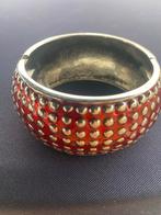 Rode Vintage Armband, Ophalen of Verzenden, Gebruikt, Rood, Overige materialen