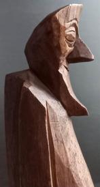 Unieke Abstracte kubistisch Houten Beeld man, Ophalen of Verzenden