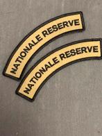 Setje straatnamen nationale reserve, Verzamelen, Militaria | Algemeen, Verzenden, Landmacht, Nederland, Embleem of Badge