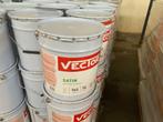 verf satin creme   vector  blikken van 16 Liter creme /wit, Niet ingevuld, Overige kleuren, Niet ingevuld, Nieuw
