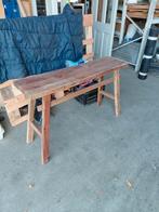 Sidetable,houten tafeltje,bijzettafel,, Ophalen, 25 tot 50 cm, Rechthoekig