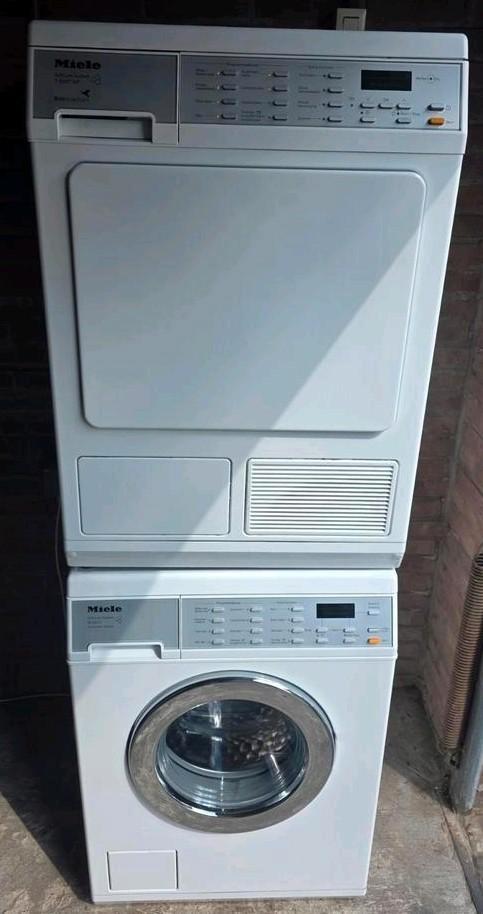 Miele SoftCare 8kg warmtepompdroger + wasmachine A++, Witgoed en Apparatuur, Was-droogcombinaties, Zo goed als nieuw, 8 tot 10 kg