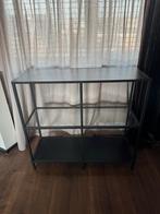 IKEA Vittsjö kast sidetable dj meubel pioneer, Met plank(en), Gebruikt, Minder dan 100 cm, Metaal