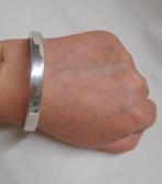 Zilveren zware slavenarmband met scharnier nr.562