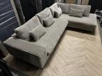!!ACTIE!! Nieuw uit doos Hoekbank Brede Ribstof, Huis en Inrichting, Banken | Bankstellen, Nieuw
