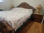 Bed, 160 cm, Gebruikt, Bruin, Hout