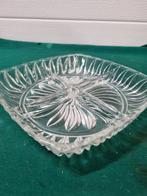 Hapjes schaal kristal vier vakken, Huis en Inrichting, Ophalen of Verzenden, 'T Olde Gre-j, Info@toldegrej.nl, Endepoelstraat 20f Didam