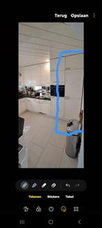 Keukenkastjes, hoogglans wit, Huis en Inrichting, Keuken | Keukenelementen, Ophalen, Gebruikt, Wit, 50 tot 100 cm