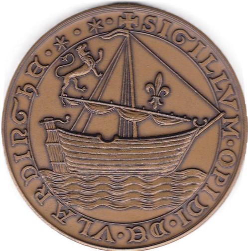 HISTORISCHE VERENIGING VLAARDINGEN, Postzegels en Munten, Penningen en Medailles, Overige materialen, Verzenden