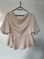 Peplum top S, Beige, Ophalen of Verzenden, Zo goed als nieuw, Maat 36 (S)