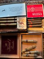 3 oude doosjes met sigaren, Verzamelen, Rookartikelen, Aanstekers en Luciferdoosjes, Ophalen, Zo goed als nieuw, Tabaksdoos of Verpakking