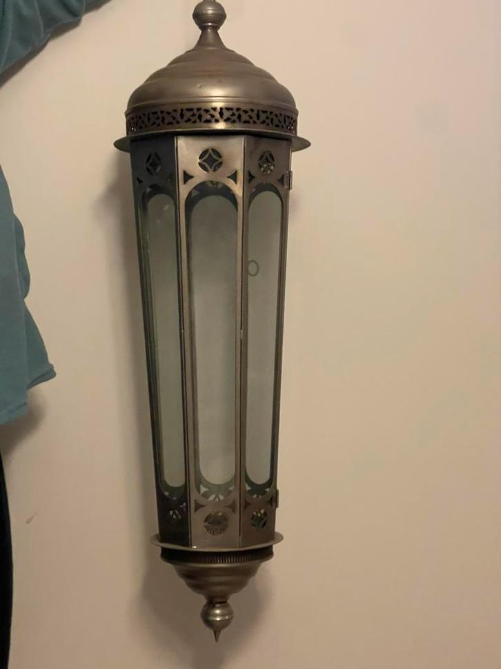 Sfeervol Marokkaanse lamp van 96 cm, Huis en Inrichting, Lampen | Hanglampen, Zo goed als nieuw, Ophalen of Verzenden