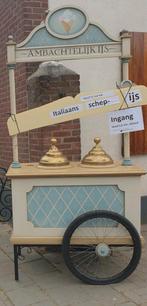 Ijsschep handkar, Ophalen