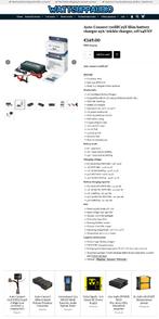 Auto-Connect 720IBC25X Slim Acculader 25A/ 12V/24V/6V, Auto diversen, Autospeakers, Info@optimount.nl, Nieuw, Ophalen of Verzenden