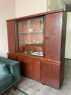 Vintage Mid Century Vakkenkast Dressoir Tweedelig, Antiek en Kunst, Antiek | Meubels | Kasten, Ophalen