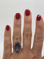 A126 Prachtige zilveren ring art deco maat 16,75, Sieraden, Tassen en Uiterlijk, Antieke sieraden, Ophalen of Verzenden, Zilver