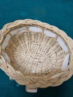 Mandje van riet met lint, Huis en Inrichting, Ophalen of Verzenden, 'T Olde Gre-j, Info@toldegrej.nl, Endepoelstraat 20f Didam