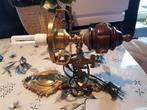 barok wandlamp brocante messing antiek, Antiek en Kunst, Ophalen of Verzenden