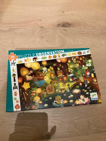Heel mooie djeco puzzel en poster 35 stukjes beschikbaar voor biedingen
