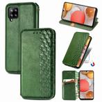 Luxe PU Lederen Wallet Case Set voor Galaxy A42 5G _ Groen, Verzenden, Nieuw, Overige modellen, Hoesje of Tasje