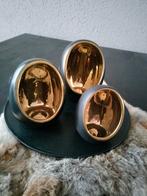 Windlicht egg, Huis en Inrichting, Woonaccessoires | Kandelaars en Kaarsen, Ophalen of Verzenden, Zo goed als nieuw, Zwart, Minder dan 25 cm