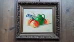 Schilderij stiileven karaf en fruit, Ophalen