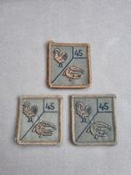 3 borstpatches 45 PAINFBAT, Verzamelen, Ophalen of Verzenden, Landmacht, Nederland, Embleem of Badge