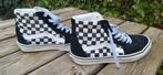Hoge Vans SK8 High platform Checkerboard sneakers mt 40, Ophalen of Verzenden, Wit, Zo goed als nieuw