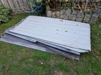 Dakplaten en (funderingsblok/paalanker gratis), Ophalen, Gebruikt