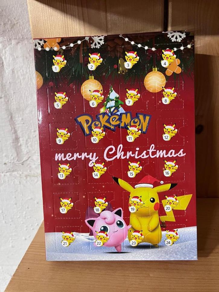 Pokemon advent kalander met 24 Pokemon figuurtjes, Verzamelen, Poppetjes en Figuurtjes, Nieuw, Ophalen of Verzenden