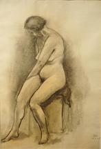 Prachig naakt van Karel Arkema van de Groninger Ploeg 1948, Antiek en Kunst, Ophalen of Verzenden