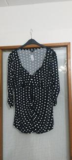 MS Mode zwart wit Blouse maat XL ter aanbieding!, Kleding | Dames, Blouses en Tunieken, Wit, Maat 46/48 (XL) of groter, Ophalen of Verzenden