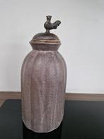 mooie gave aardewerk pot met deksel, Ophalen of Verzenden
