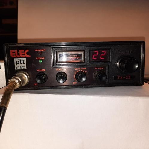 ELEC TX-22 zend-ontvanger 27 MC, Telecommunicatie, Zenders en Ontvangers, Gebruikt, Zender en Ontvanger, Ophalen of Verzenden
