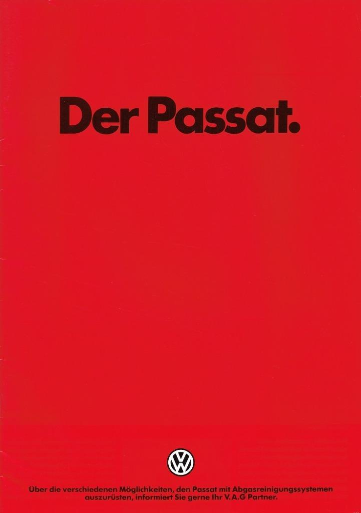 Folder Volkswagen Passat (1985), Boeken, Auto's | Folders en Tijdschriften, Gelezen, Volkswagen, Verzenden