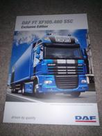 3x DAF ATe brochures folders: CF + XF105 SSC + XF105 Edition, Ophalen of Verzenden, Zo goed als nieuw, Overige merken