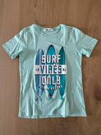 T-shirt surf vibes mint groenig, Gebruikt, H&M, Ophalen of Verzenden, Shirt of Longsleeve