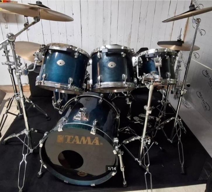 Tama Starclassic performer 1999 met Zildjian A cymbalen, Muziek en Instrumenten, Drumstellen en Slagwerk, Zo goed als nieuw, Tama