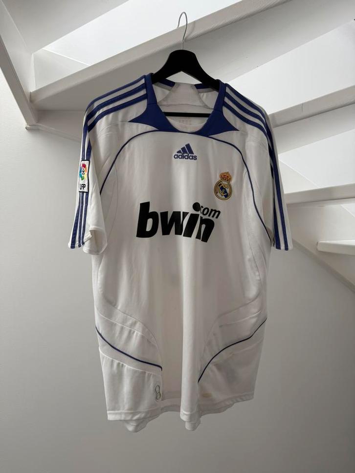 Real Madrid Robinho #10 Thuisshirt 2007/8 - Origineel Adidas, Sport en Fitness, Voetbal, Zo goed als nieuw, Shirt, Ophalen of Verzenden