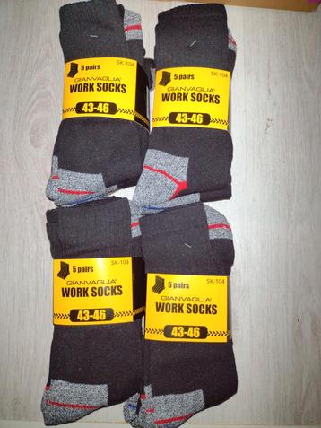Gianvaglia heren werksokken 4x een 5-pack 43-46Nieuw beschikbaar voor biedingen