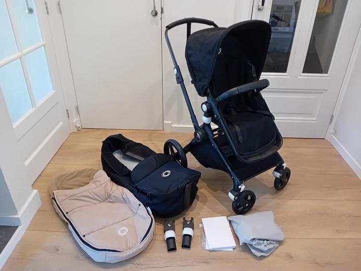 Bugaboo Lynx, Kinderen en Baby's, Kinderwagens en Combinaties, Zo goed als nieuw, Combiwagen, Bugaboo, Met reiswieg, Verstelbare duwstang