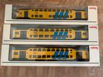 Märklin H0 NS Dubbeldekkers - 3 Wagons, Wisselstroom, Wagon, Ophalen of Verzenden, Märklin