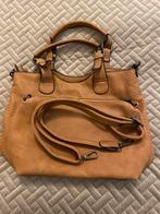 Hand/ schoudertas Mandoline., Ophalen of Verzenden, Gebruikt, Geel, Handtas