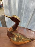Houten Eenden Beelden - Decoratief, Tuin en Terras, Tuinbeelden, Ophalen, Gebruikt, Hout, Dierenbeeld