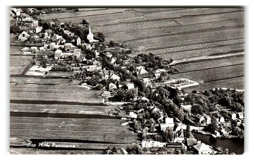 Jisp, (bij Assendelft) Panorama, Verzamelen, Ansichtkaarten | Nederland, Gelopen, Noord-Holland, 1960 tot 1980, Verzenden