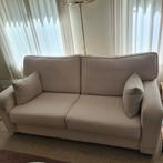 Tweezitsbank ecru kleur  met 2 losse kussens, Huis en Inrichting, Banken | Bankstellen, Ophalen, Gebruikt, 150 tot 200 cm, Modern klassiek