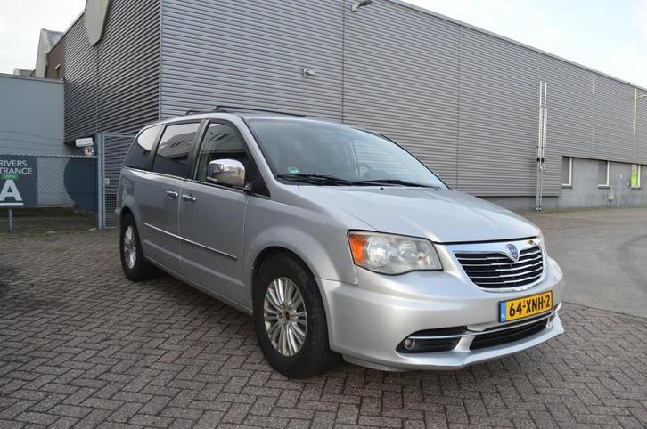 Lancia Voyager 2.8 Multijet Gold bj12 navi leer cruise autom, Auto's, Lancia, Bedrijf, Te koop, Voyager, ABS, Airbags, Airconditioning