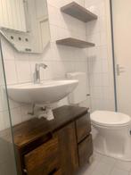 MOET NU WEG Badkamermeubel set met twee planken I eiken, Ophalen, 50 tot 100 cm, Zo goed als nieuw, Minder dan 100 cm